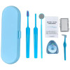 Orthodontic braces care set 8 in 1, Light Blue